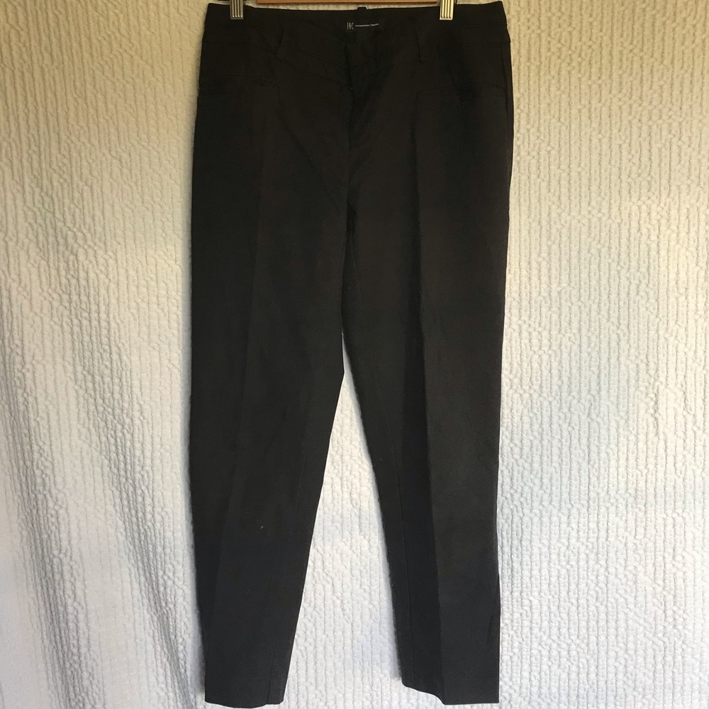 Size 6 black INC skinny leg dress pant